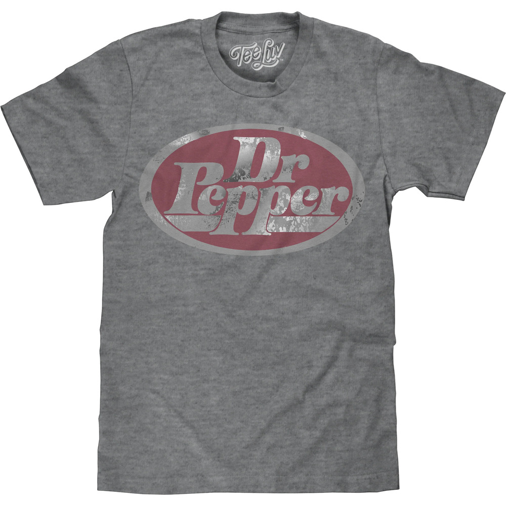 Distressed Classic Logo Dr Pepper Tshirt